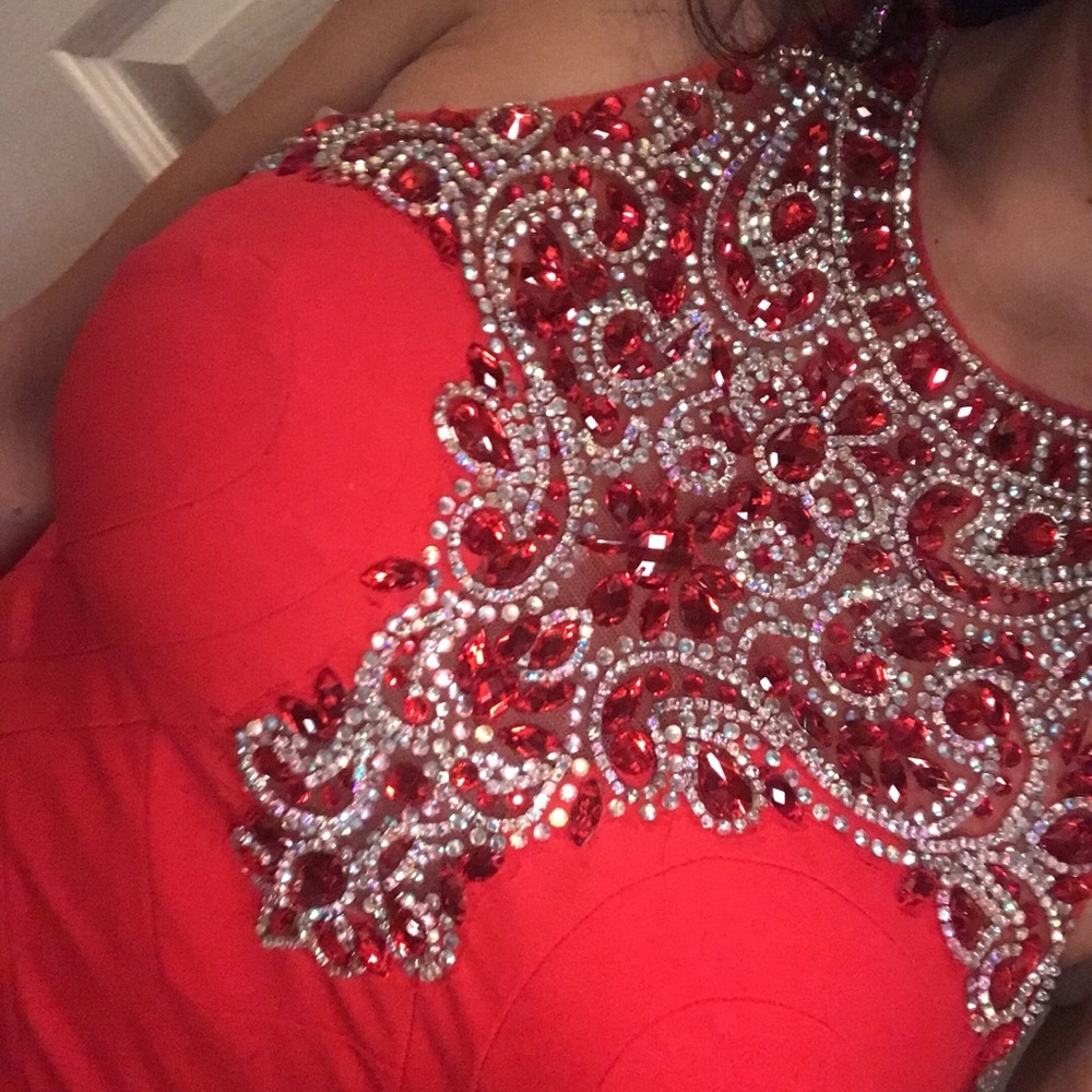 Long, mermaid dress - Size 2